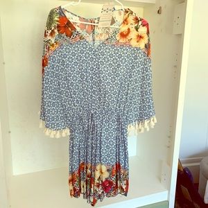 Anthropologie Farm Rio Floral Romper